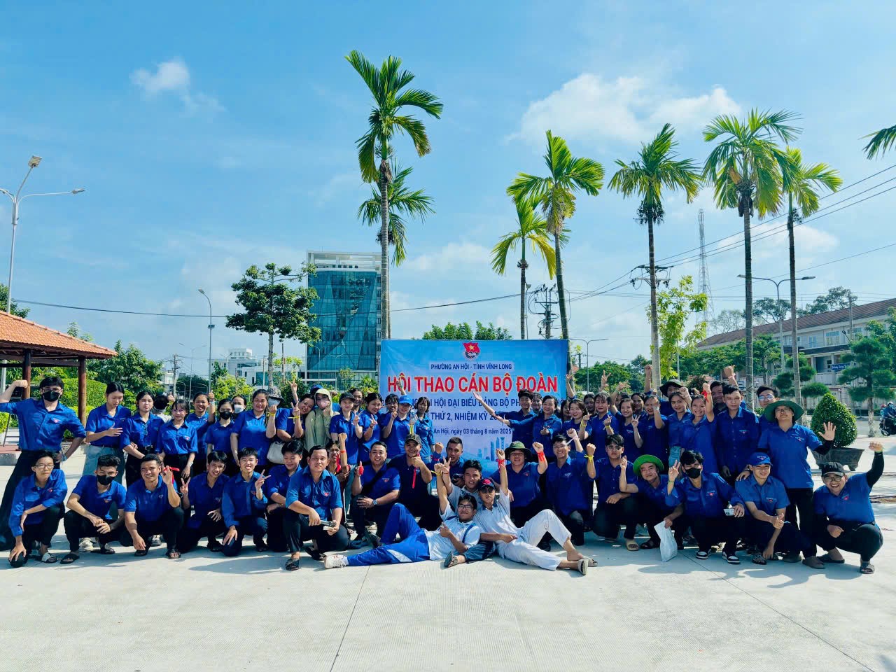 Tuổi trẻ An Hội sôi nổi tham gia Hội thao cán bộ Đoàn chào mừng Đại hội Đảng bộ phường lần thứ II